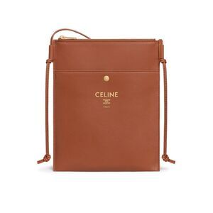 Celine Women Sharp Smooth Lambskin Clutch